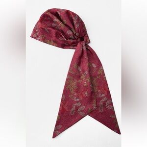 ZARA PRINTED HEAD WRAP SCARF NWT